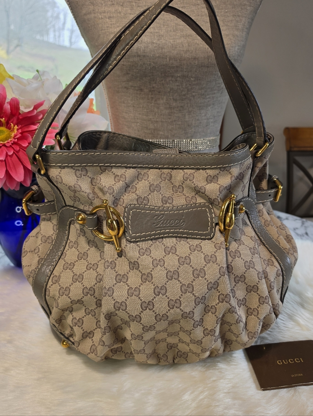 Gucci Jockey Hobo Large EUC - Picture 2 of 12